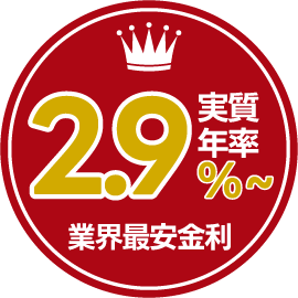 実質年率2.9％～