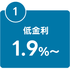 低金利1.9％～